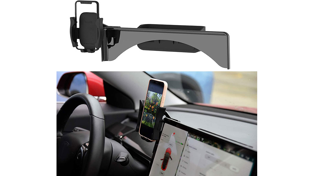 topfit smartphone mount tesla model 3